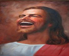High laughing jesus
