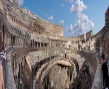 Colosseum panorama rome