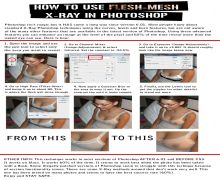 Photoshop x-ray tits